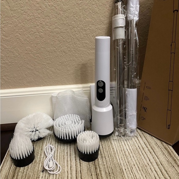 Electric Spin Brush Scrubber Set Rechargeable - Picture 4 of 5